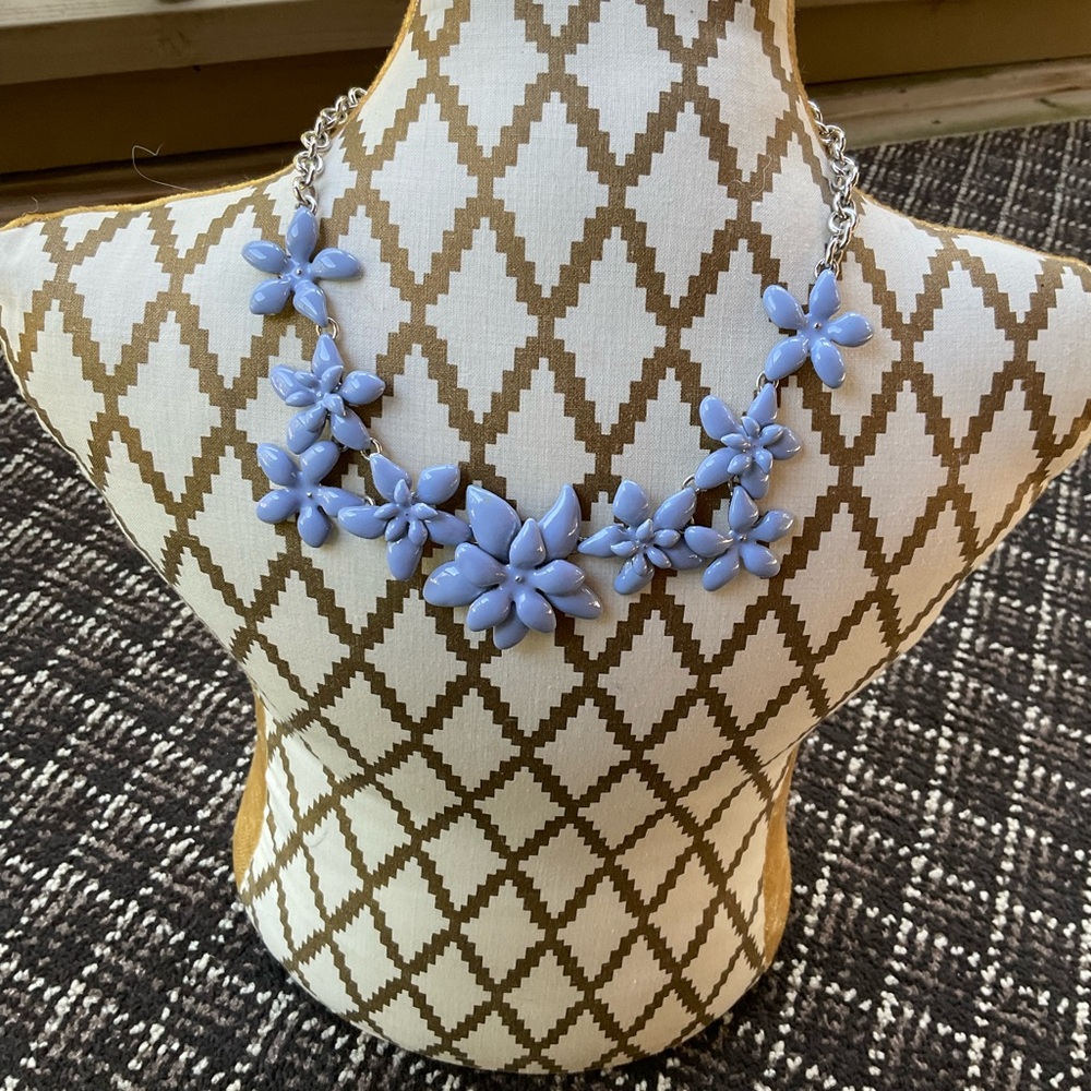 Floral Blue Necklace